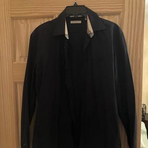 Burberry mens button down shirt